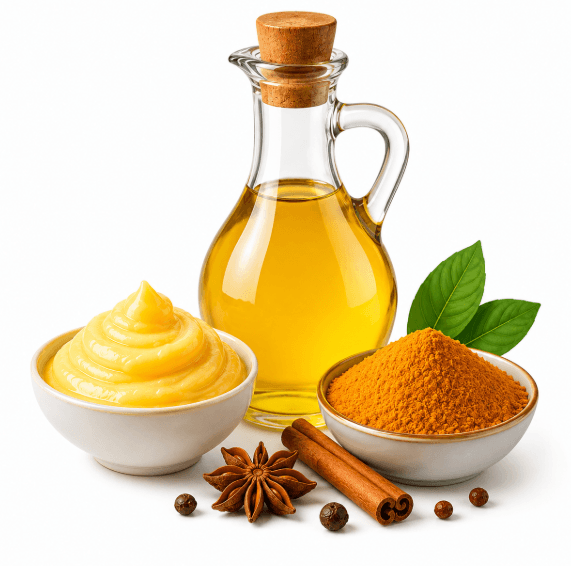 Oil, Ghee & Masala