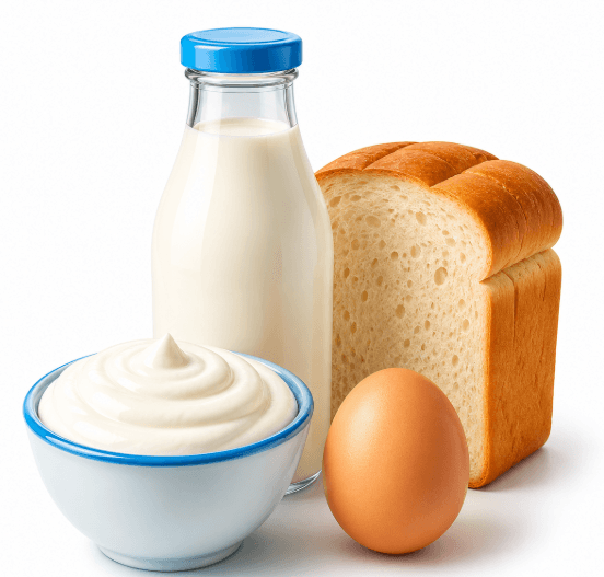 Dairy, Bread & Eggs