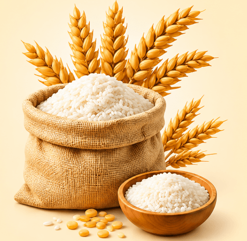 Atta, Rice & Dal